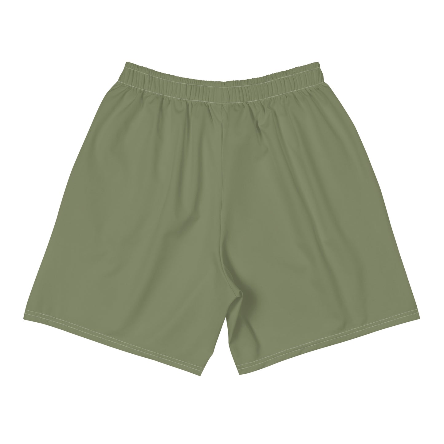 I AM WELL Men's Athletic Shorts - OD Green w/ White Logo