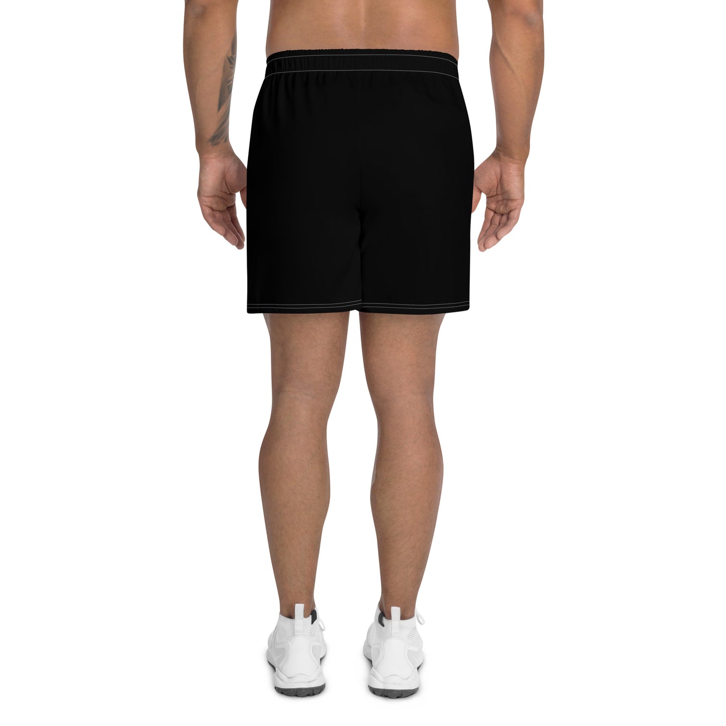 I AM WELL Men's Athletic Shorts - Black w/ White Logo