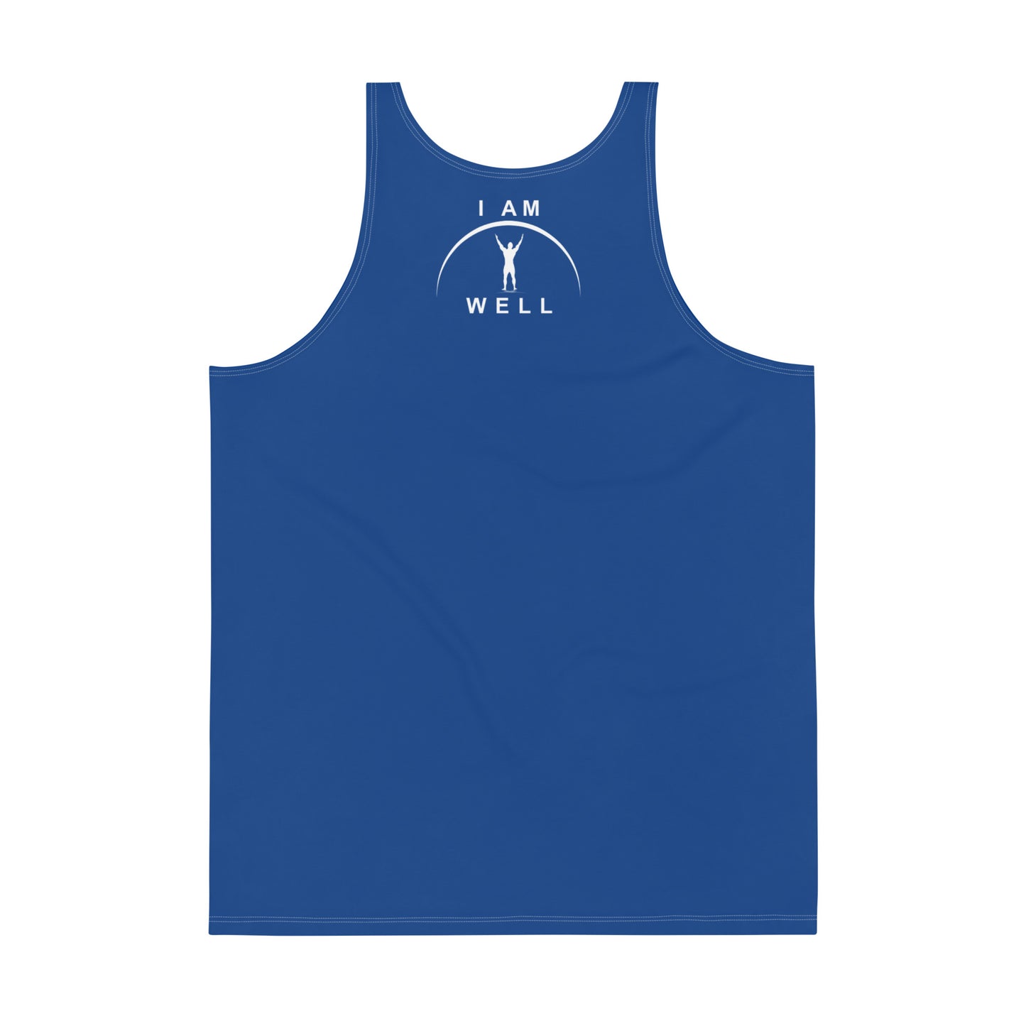 I AM WELL Men's Performance Tank Top - Grey w/ White Logo