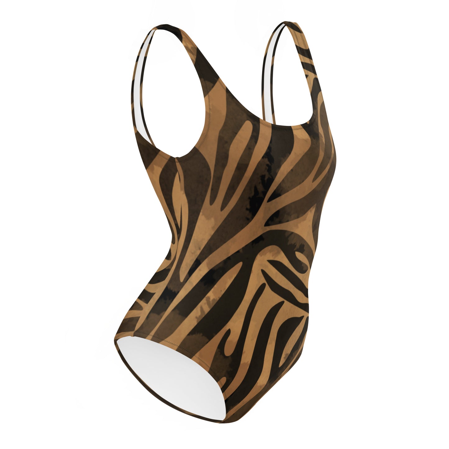 I AM WELL Women's One-Piece Swimsuit Safari