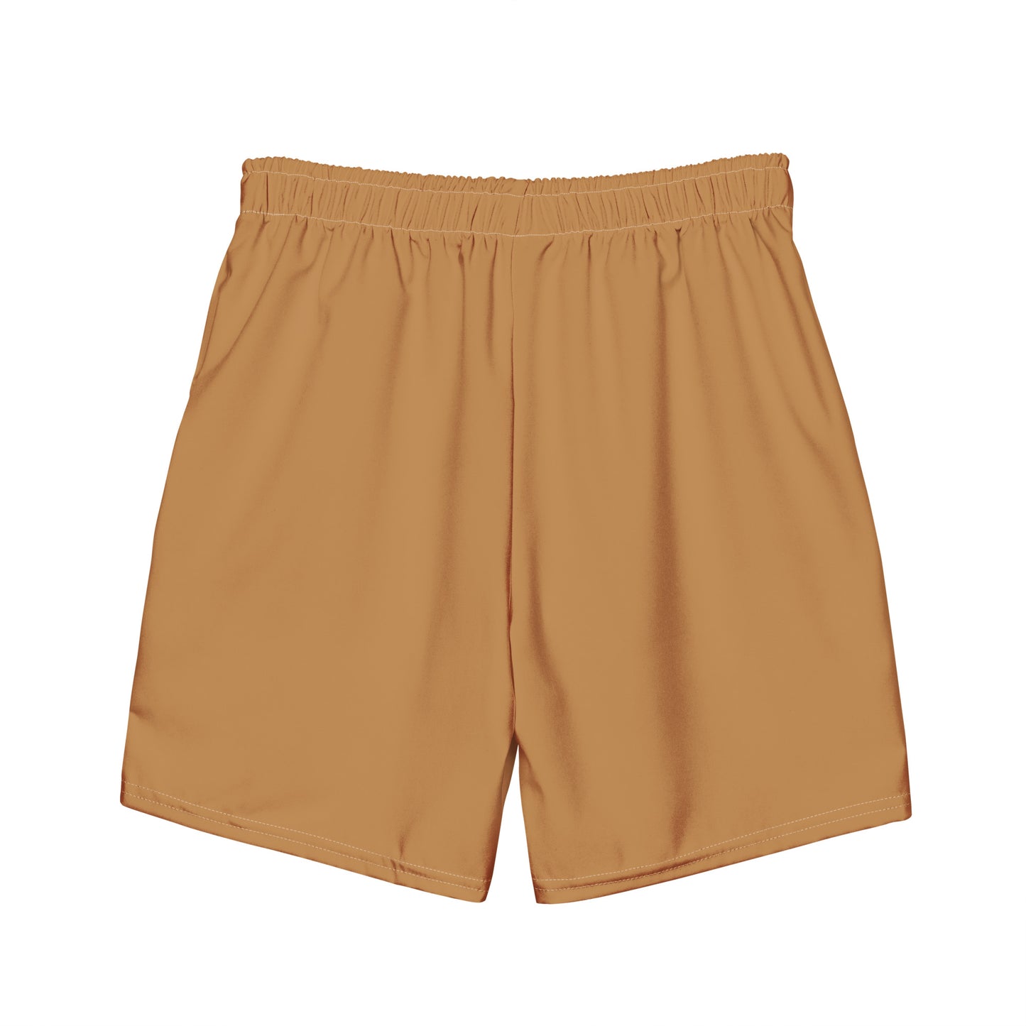 I AM WELL Men's Swim Trunks - Light Brown w/ White Logo