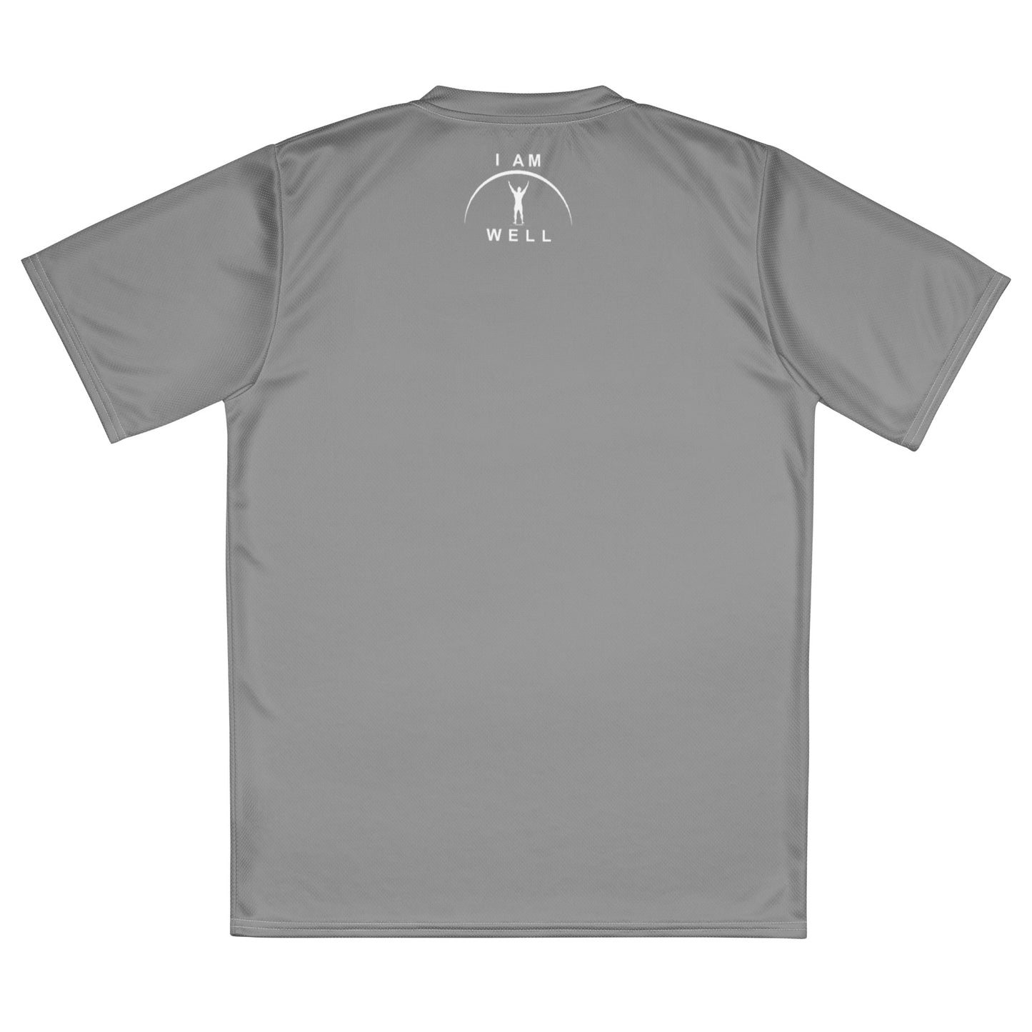 I AM WELL Men's Sports Jersey - Grey w/ White Logo