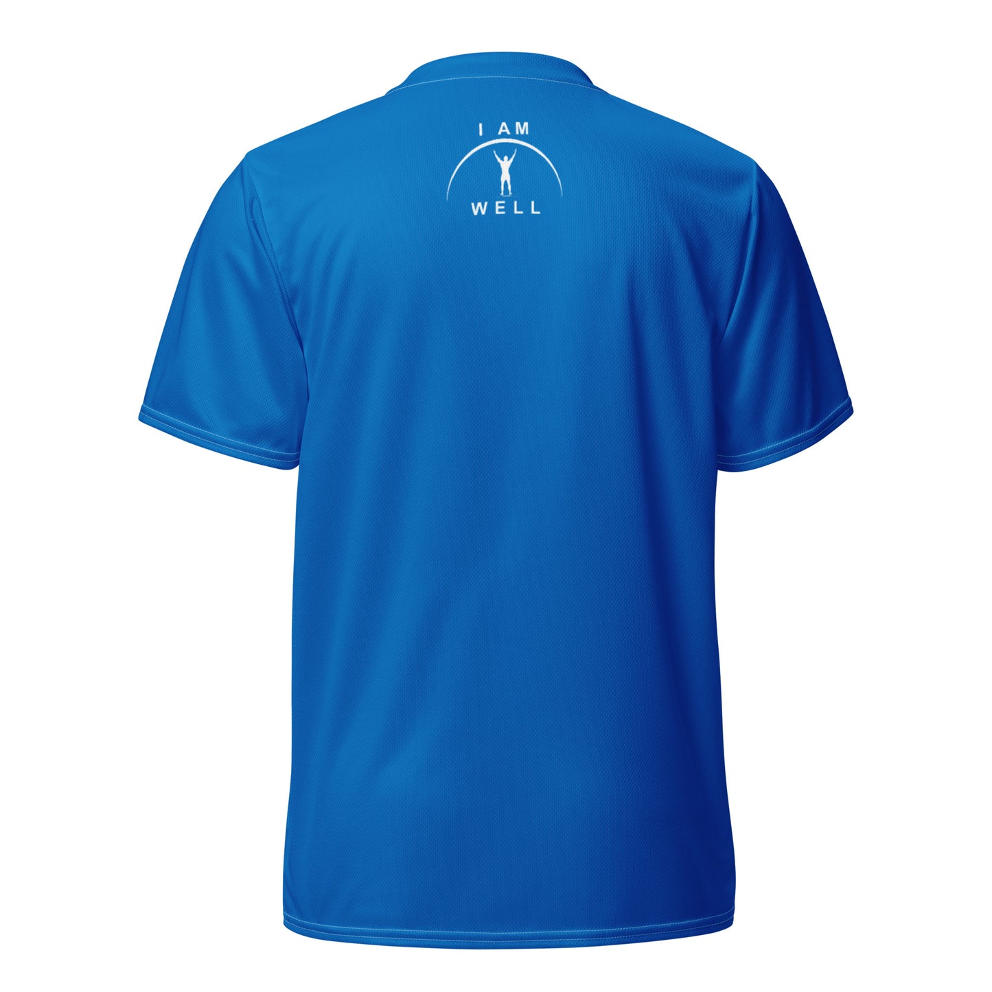 I AM WELL Men's Sports Jersey - Blue w/ White Logo