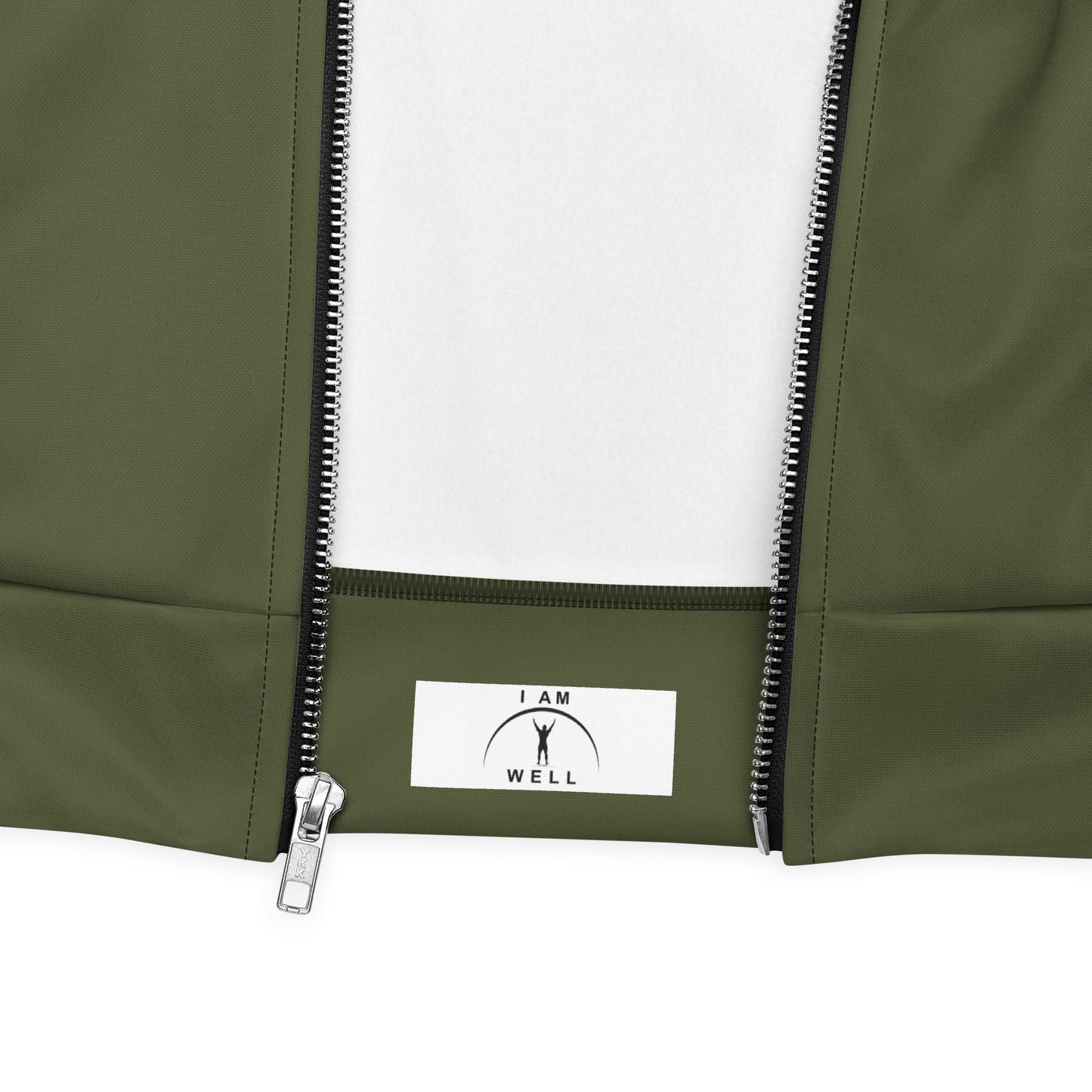 I AM WELL Men's Bomber Jacket - OD Green w/ Black Logo