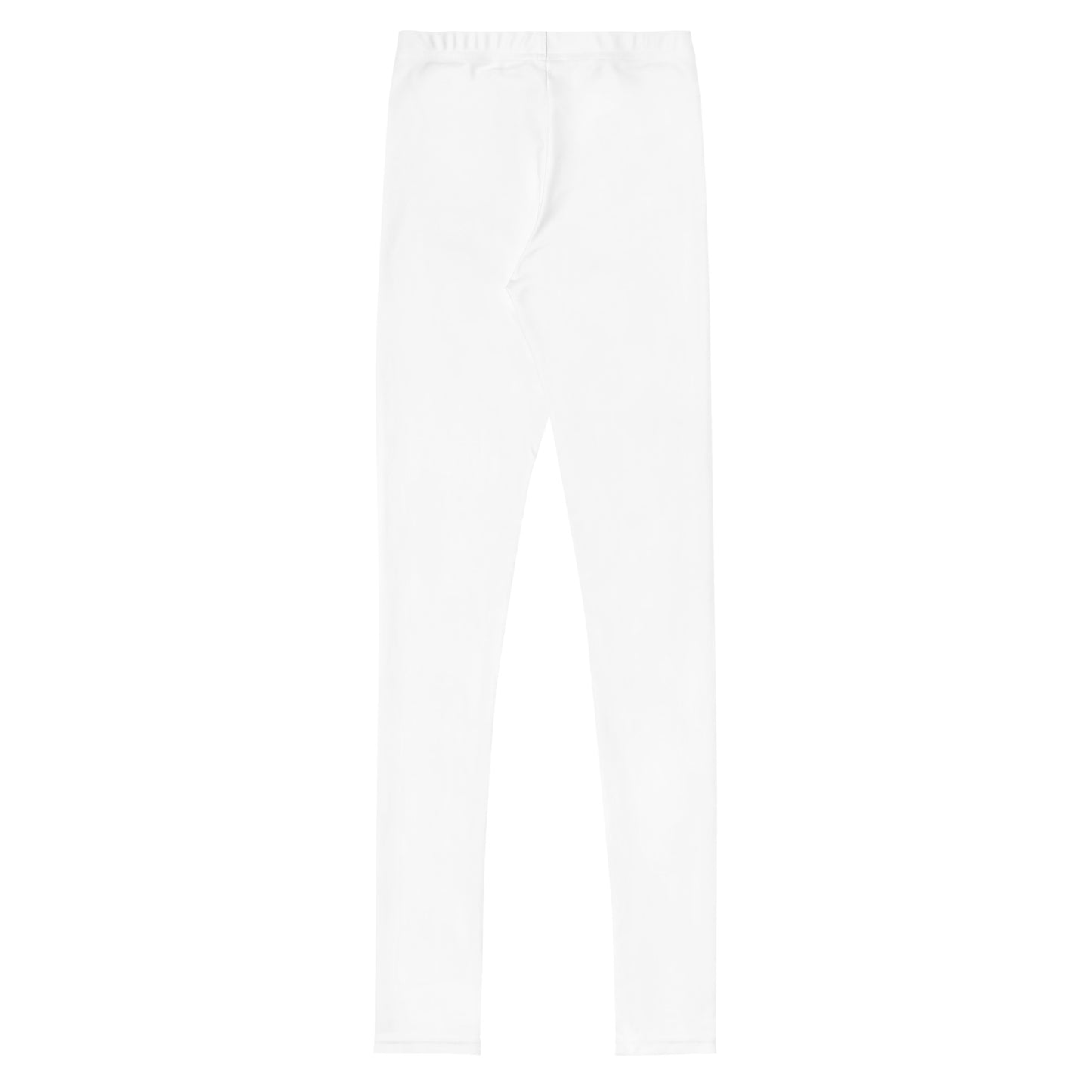 I AM WELL Young Men's Leggings White w/ Black Logo