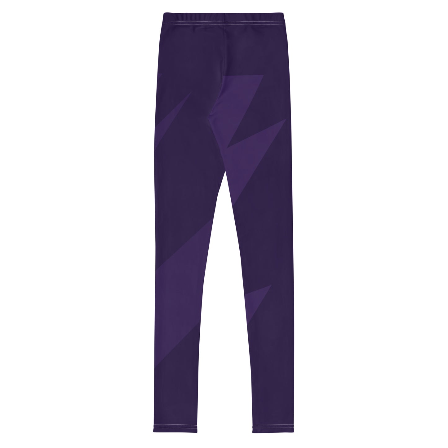 I AM WELL Young Ladies' Leggings Purple w/ Black Logo