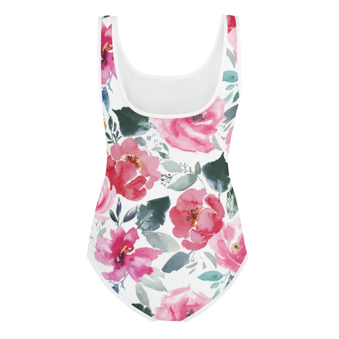 I AM WELL Young Ladies' One-Piece Swimsuit Floral