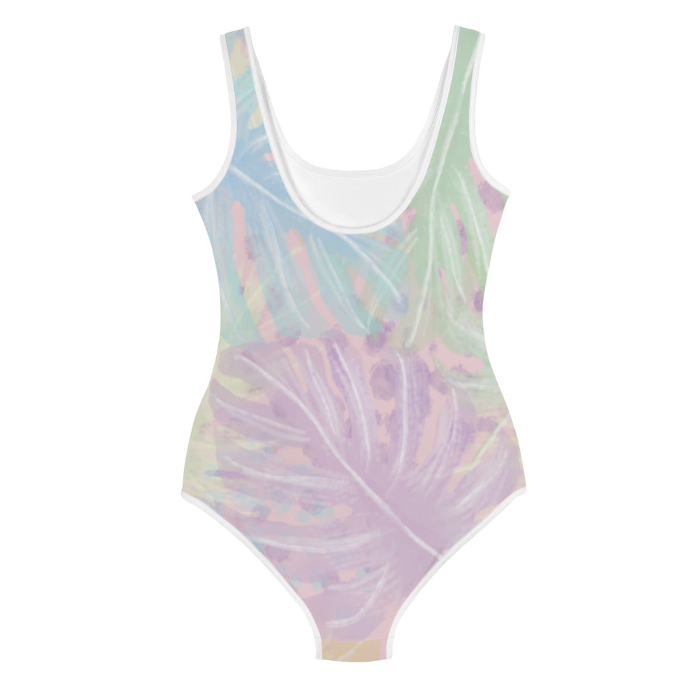 I AM WELL Young Ladies' One-Piece Swimsuit Tropical