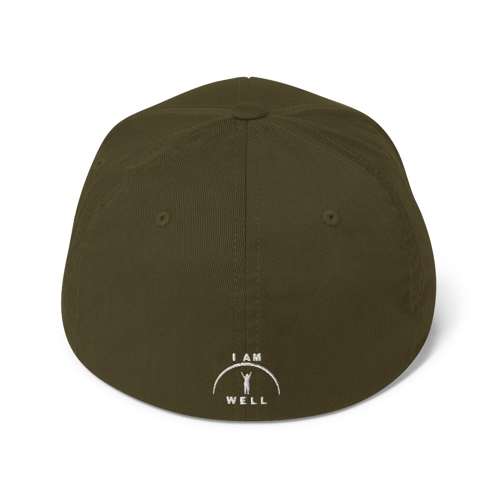 I AM WELL Women's Structured Twill Cap - White Logo (multiple color options)