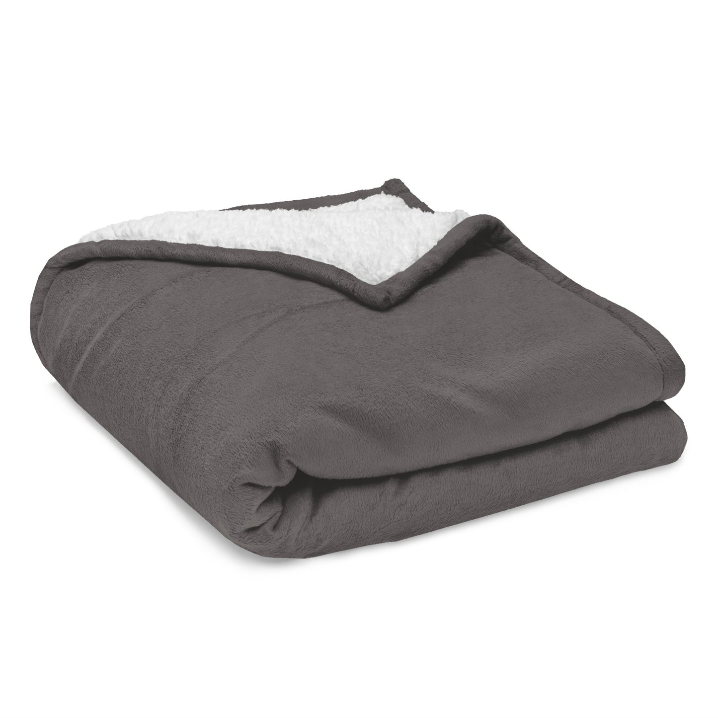 I AM WELL Men's Premium Sherpa Blanket - White Embroidered Logo (multiple color options)