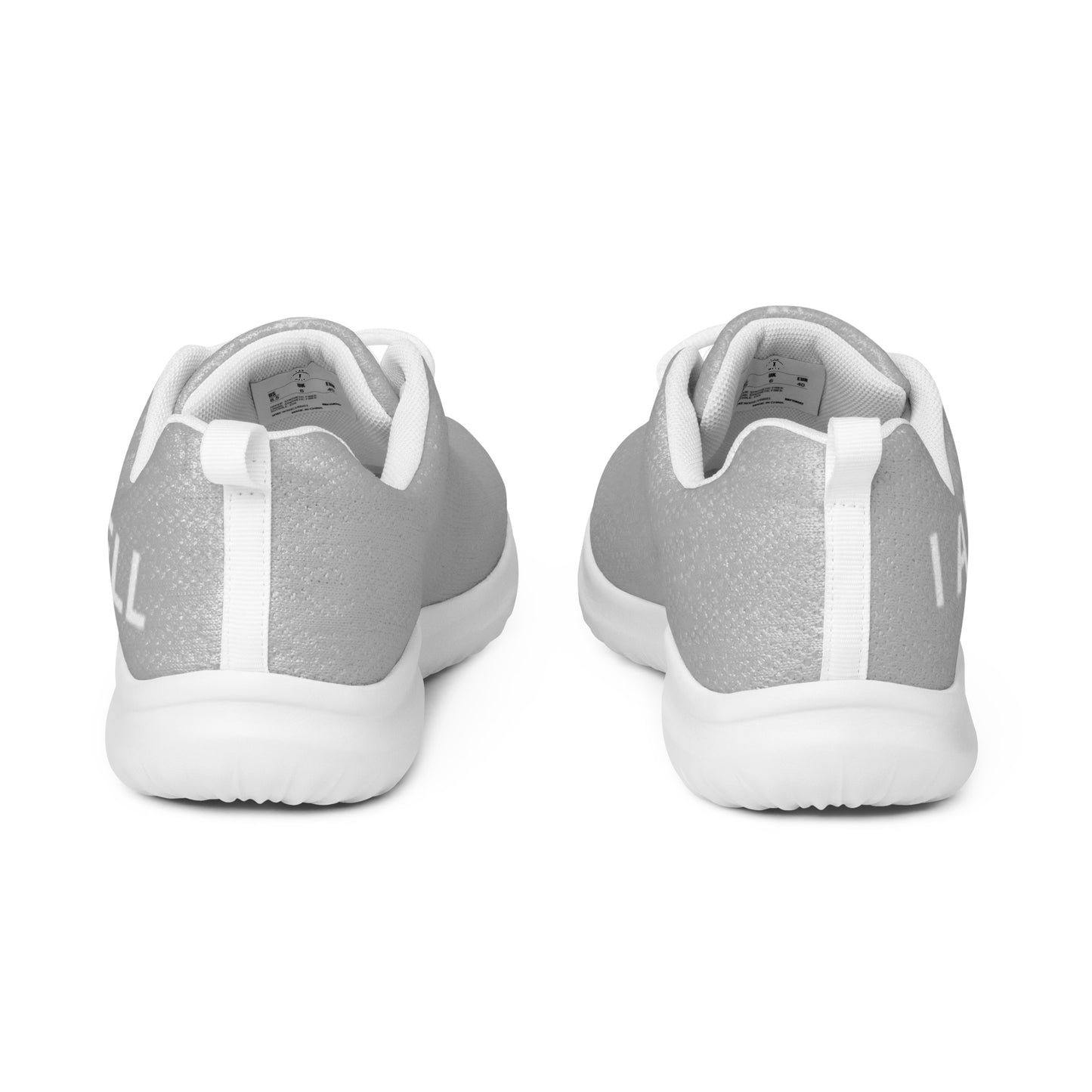 I AM WELL Men’s Athletic Shoes - Light Grey w/ White Logo