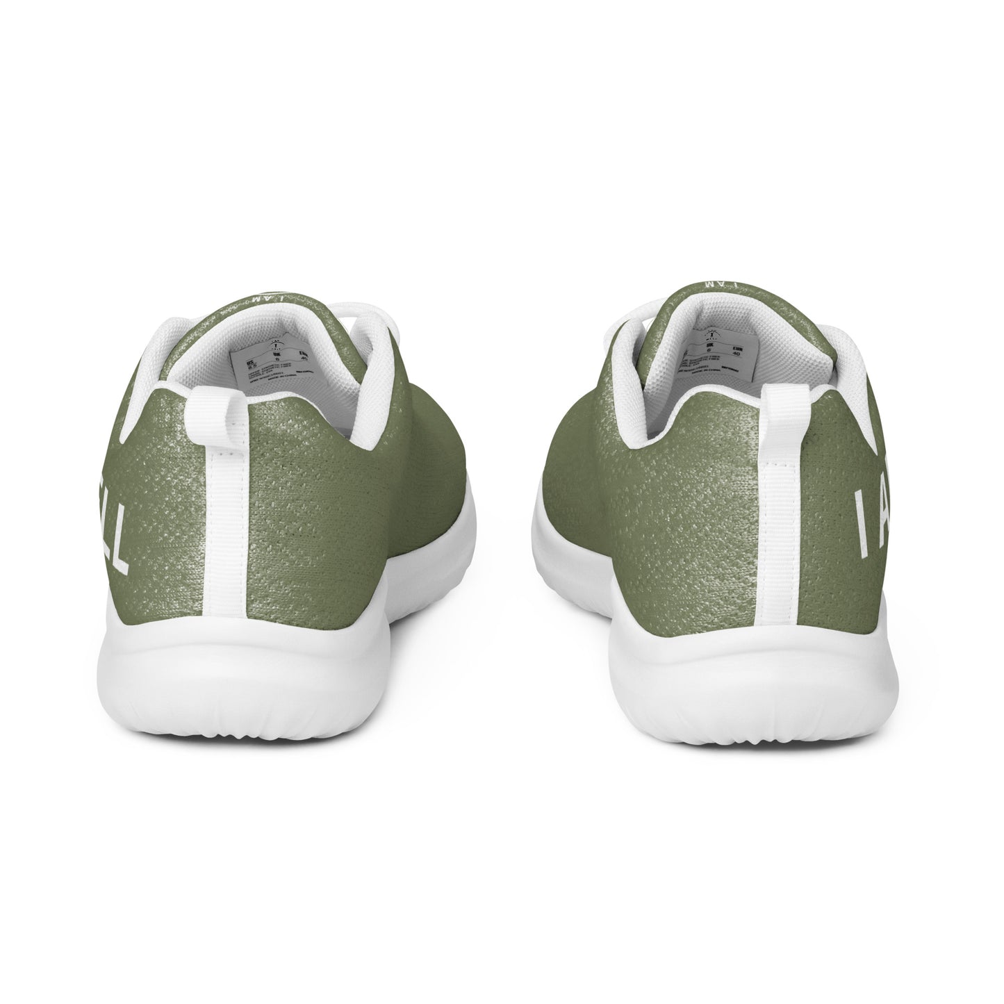 I AM WELL Men’s Athletic Shoes - OD Green w/ White Logo