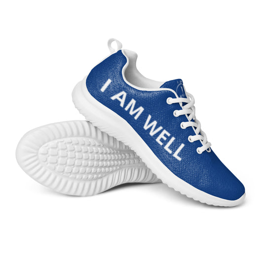 I AM WELL Men’s Athletic Shoes - Blue w/ White Logo