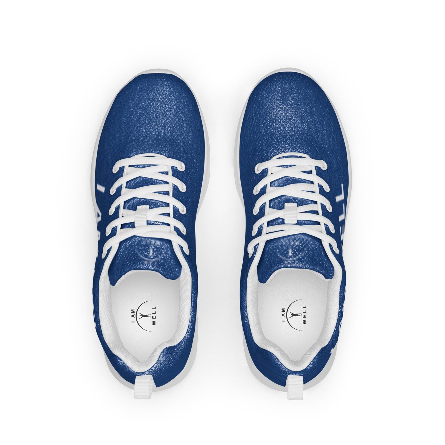 I AM WELL Men’s Athletic Shoes - Blue w/ White Logo