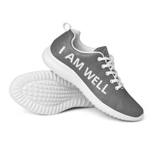 I AM WELL Men’s Athletic Shoes - Dark Grey w/ White Logo