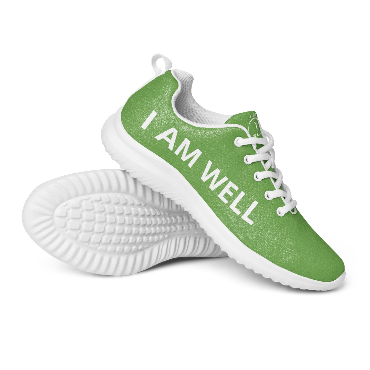 I AM WELL Men’s Athletic Shoes - Green w/ White Logo