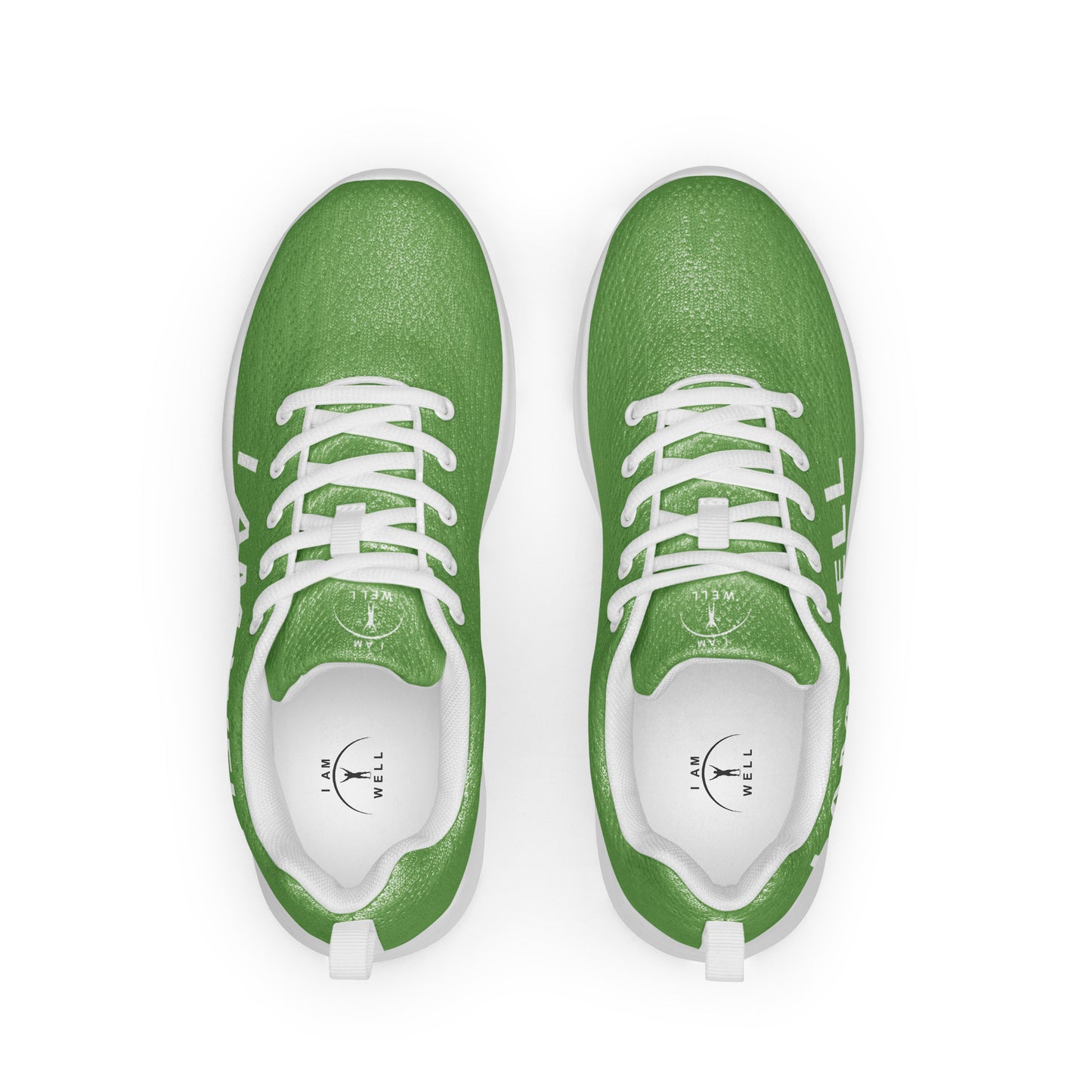 I AM WELL Men’s Athletic Shoes - Green w/ White Logo