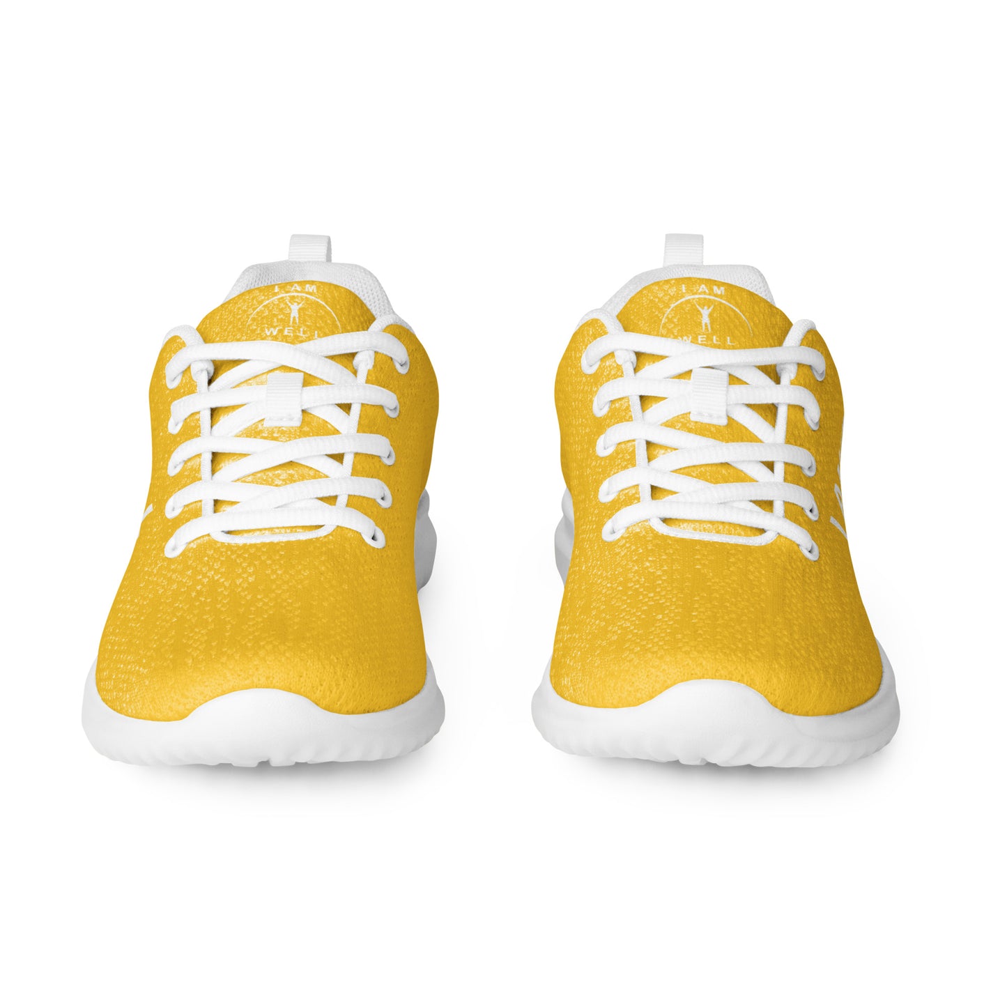 I AM WELL Men’s Athletic Shoes - Yellow w/ White Logo