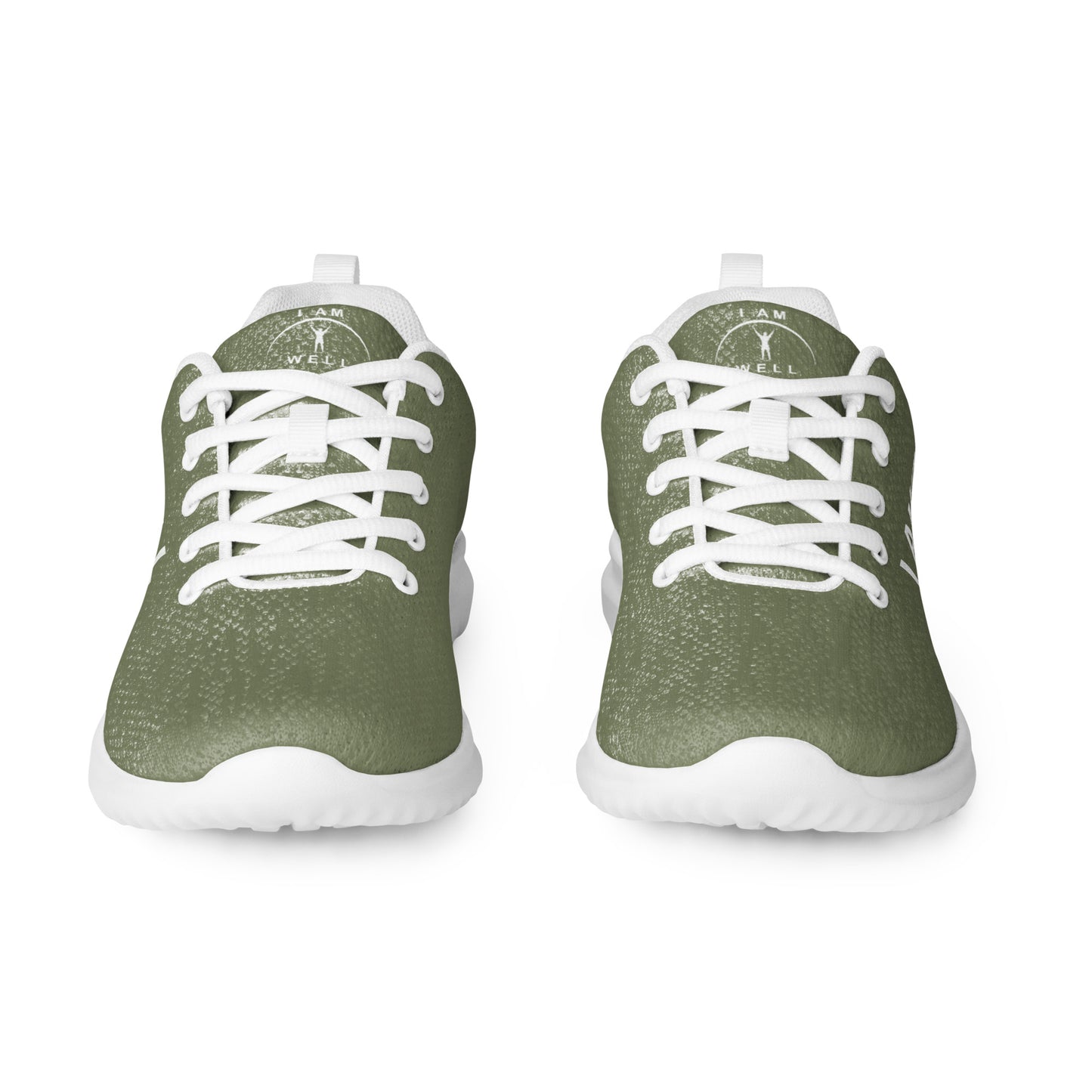 I AM WELL Men’s Athletic Shoes - OD Green w/ White Logo