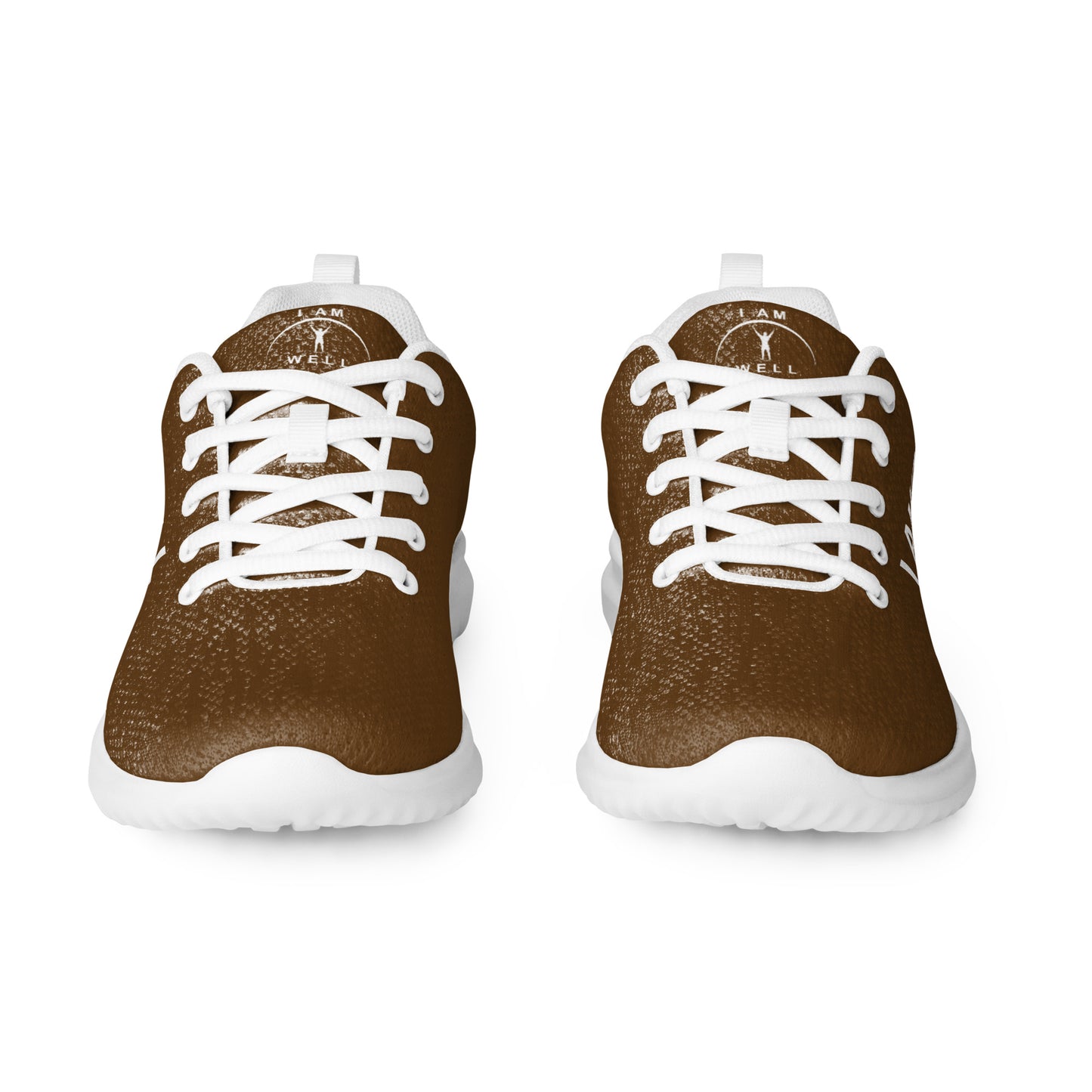 I AM WELL Men’s Athletic Shoes - Brown w/ White Logo