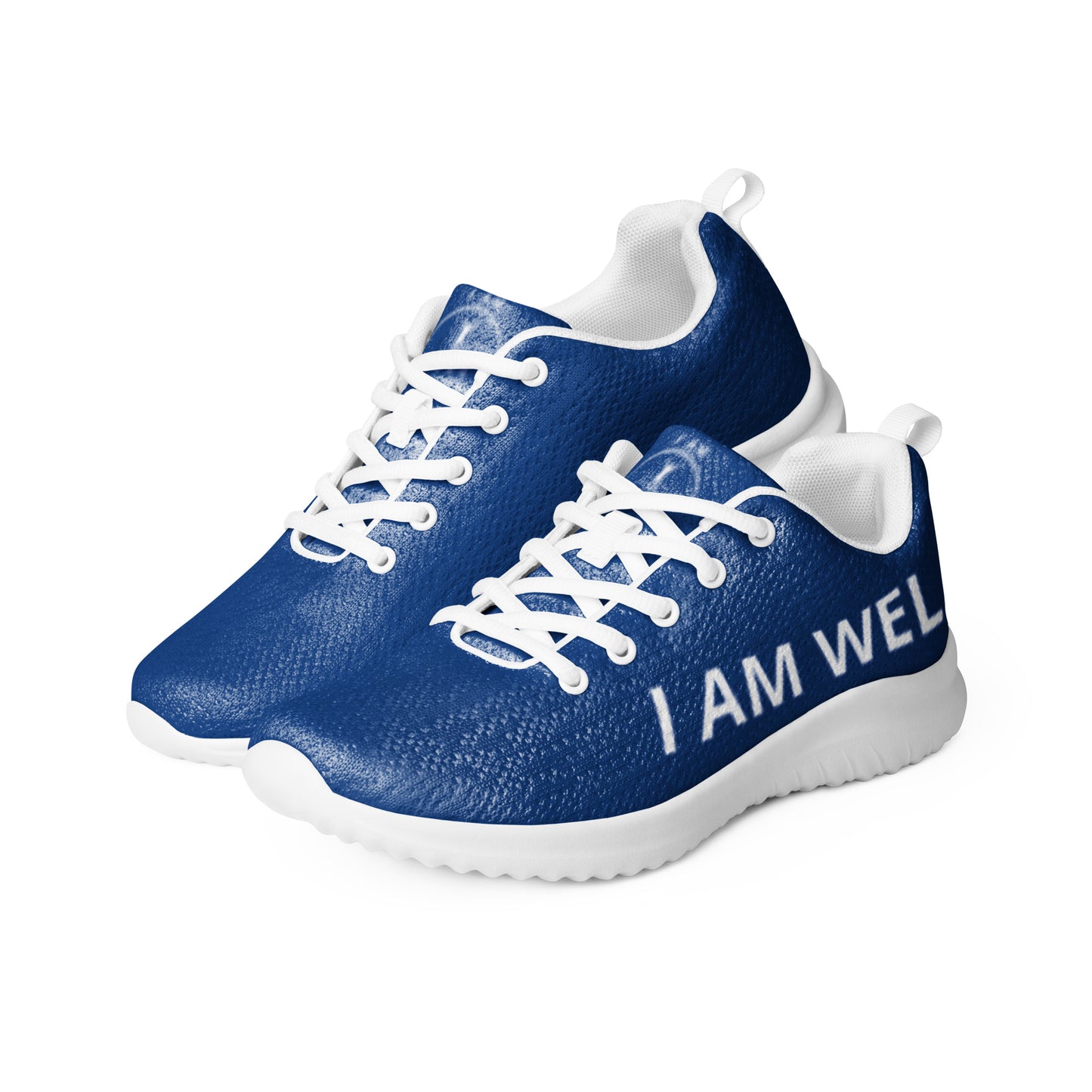 I AM WELL Men’s Athletic Shoes - Blue w/ White Logo