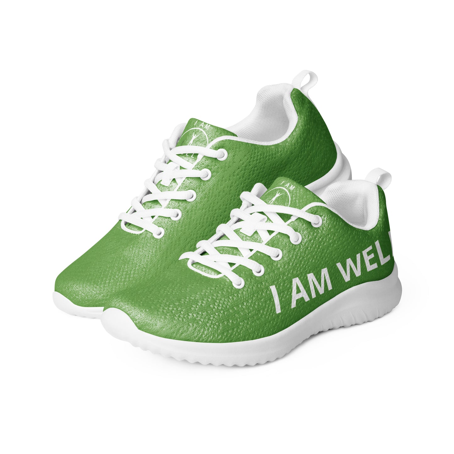 I AM WELL Men’s Athletic Shoes - Green w/ White Logo