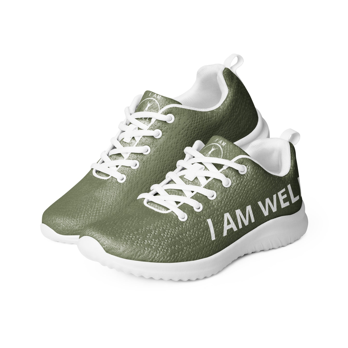 I AM WELL Men’s Athletic Shoes - OD Green w/ White Logo