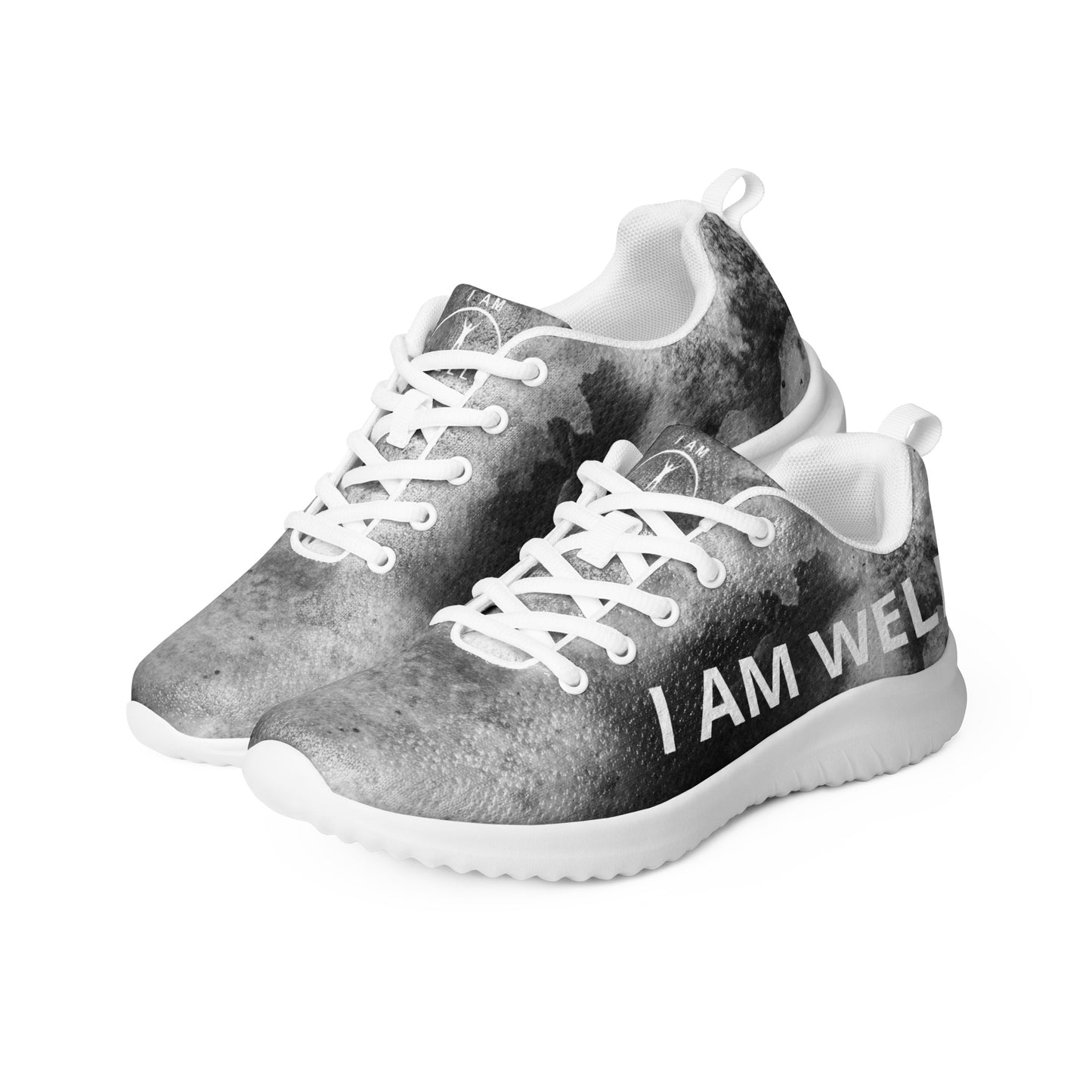 I AM WELL Men’s Athletic Shoes - Smoke w/ White Logo