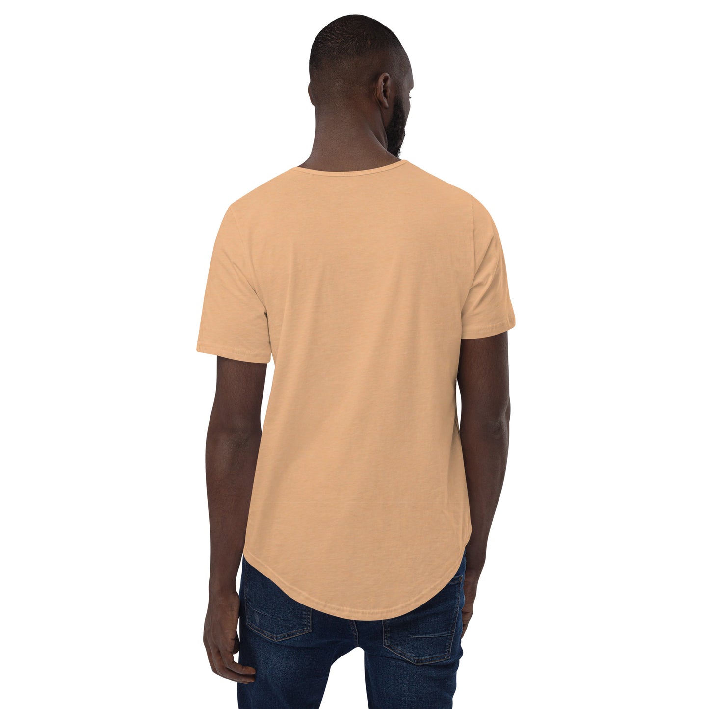 I AM WELL Men's 100% Cotton Curved-Hem T-Shirts w/ Grey Logo (multiple color options)