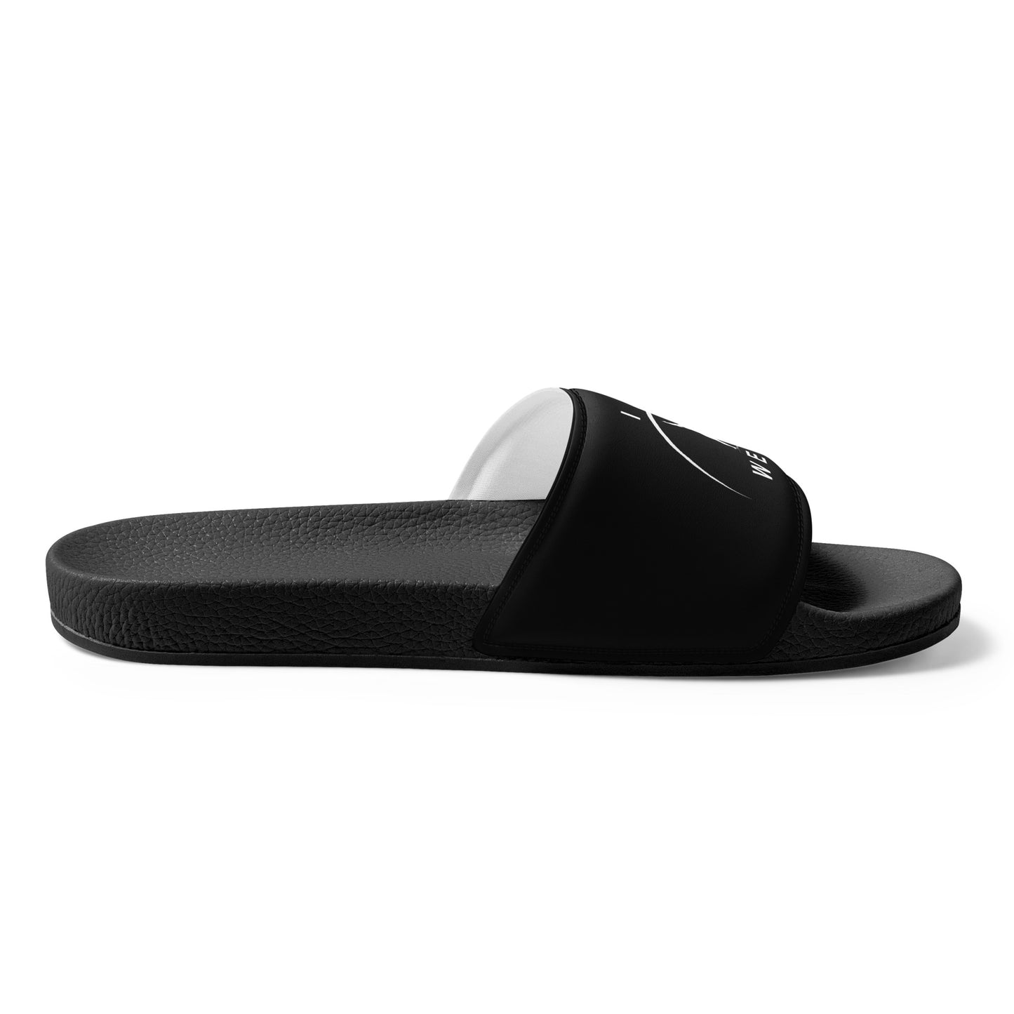 I AM WELL Men’s Slides - Black w/ White Logo