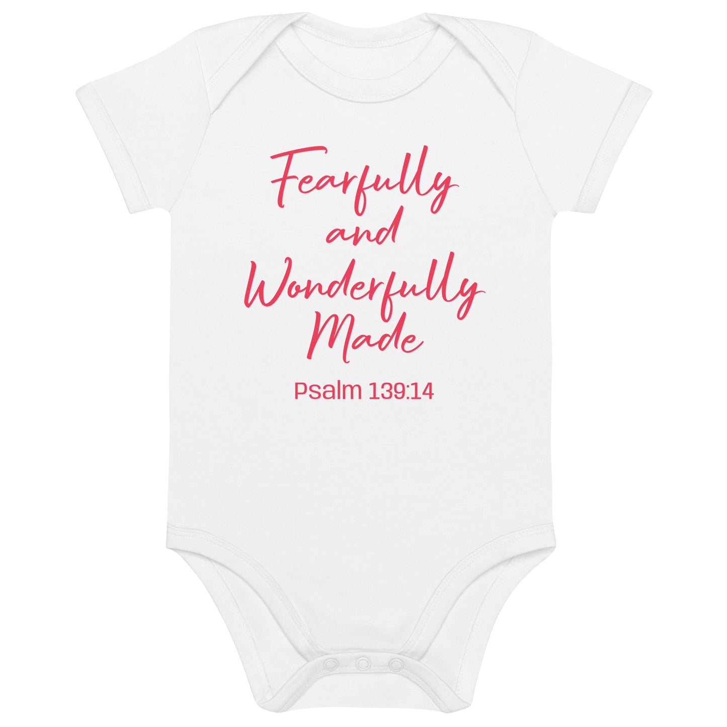 I AM WELL Baby Girls' Organic Cotton Onesie (multiple color options)