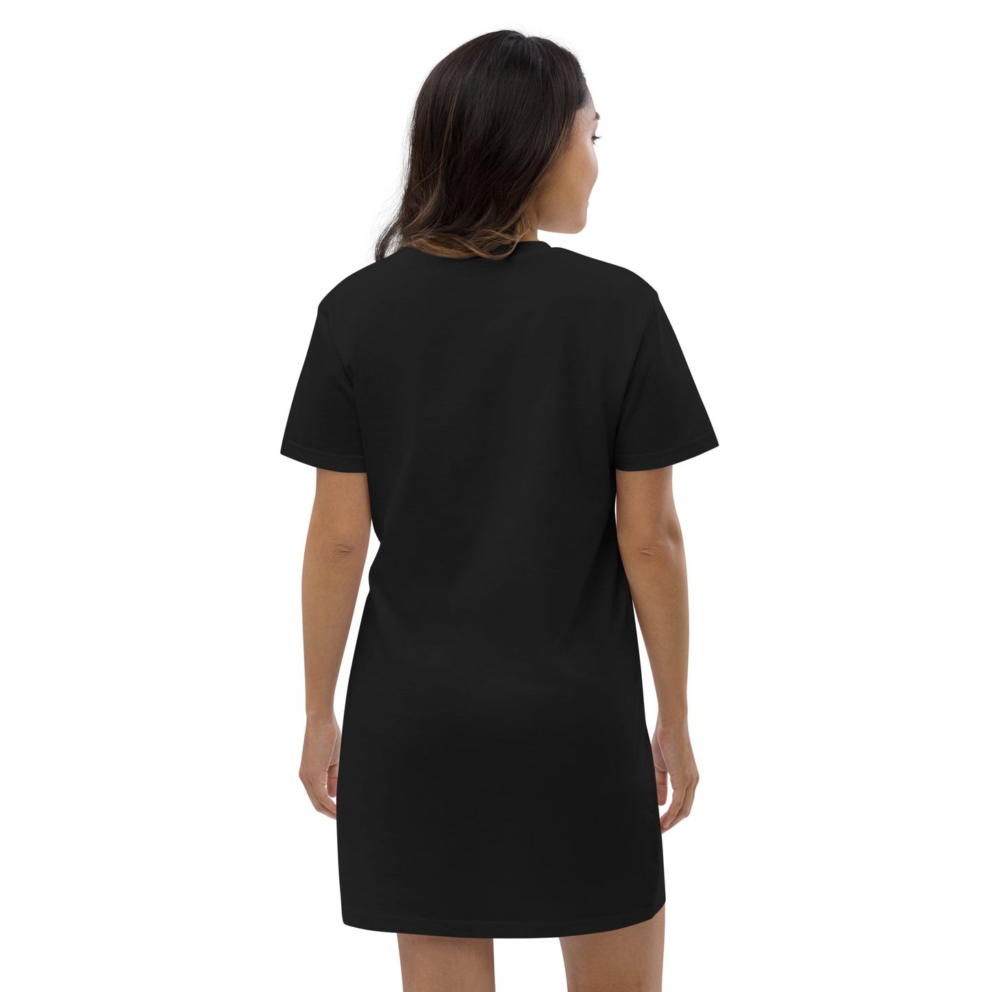 I Am Well Women's Organic Cotton T-Shirt Dress Broken Rock (multiple color options)