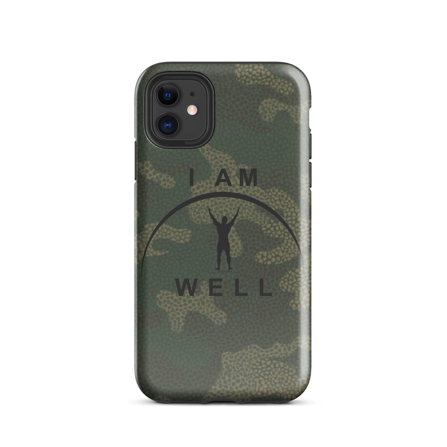 I AM WELL Tough Case for iPhone®  Men's Camo w/ Black Logo