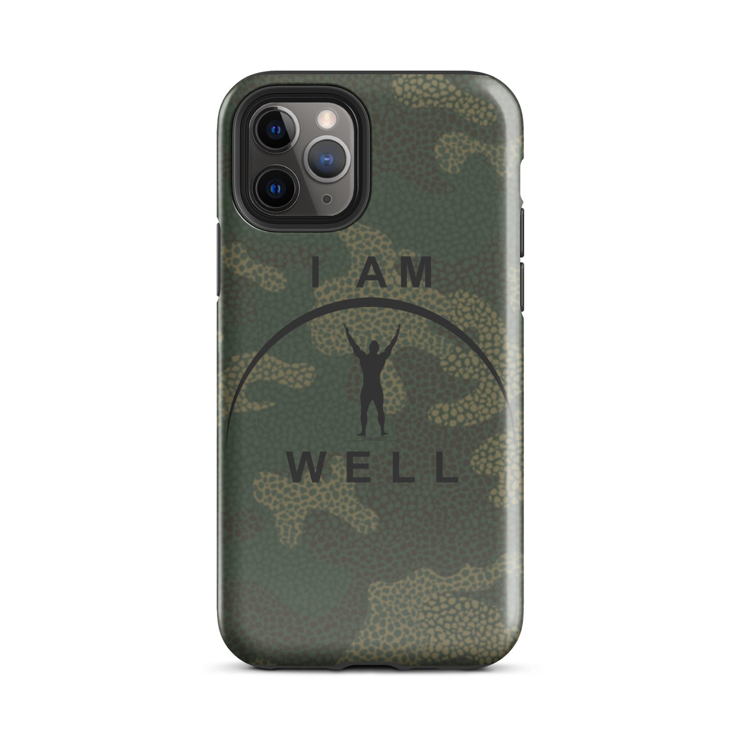 I AM WELL Tough Case for iPhone®  Men's Camo w/ Black Logo