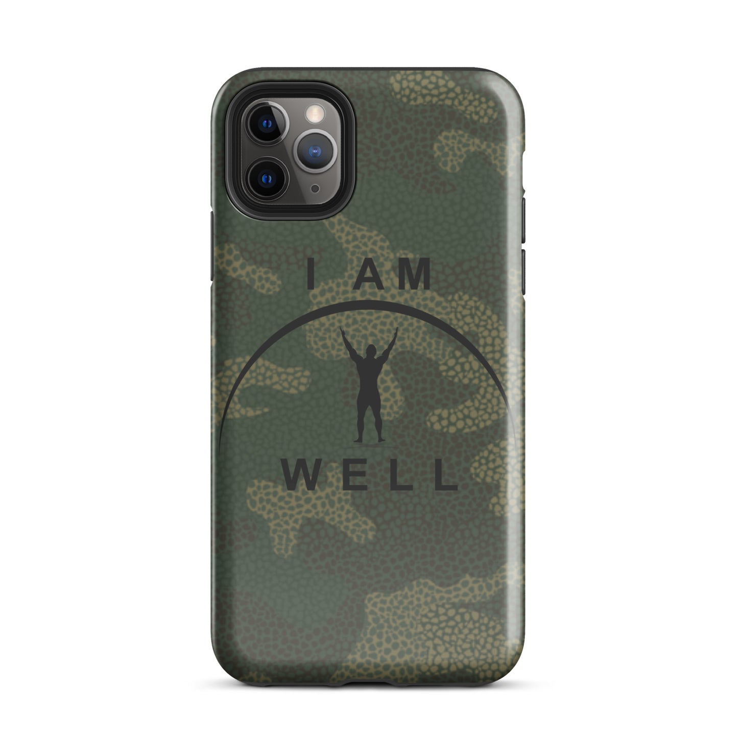 I AM WELL Tough Case for iPhone®  Men's Camo w/ Black Logo