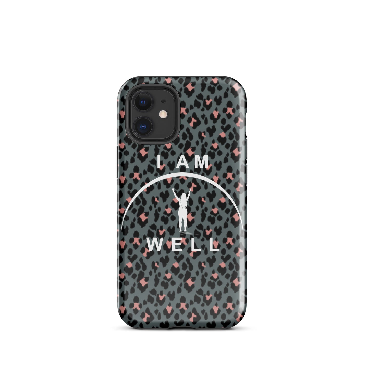 I AM WELL Tough Case for iPhone® Women's Cheetah w/ White Logo