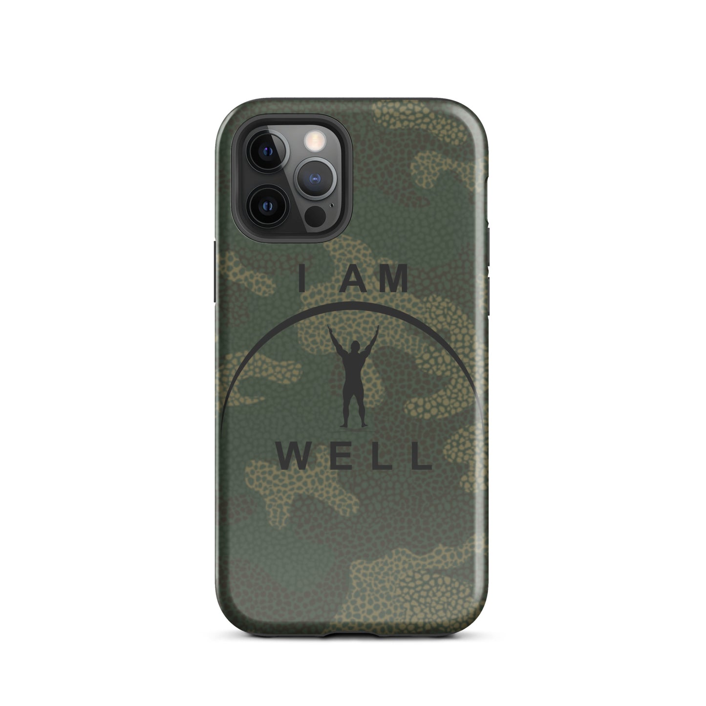 I AM WELL Tough Case for iPhone®  Men's Camo w/ Black Logo