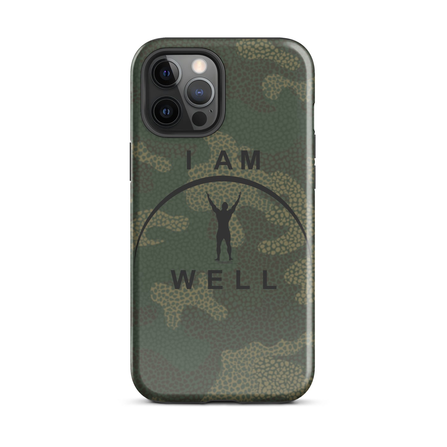 I AM WELL Tough Case for iPhone®  Men's Camo w/ Black Logo