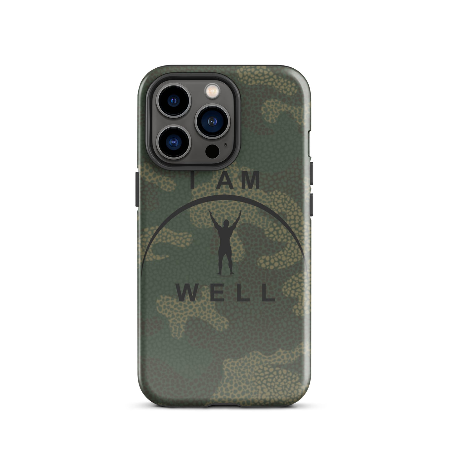 I AM WELL Tough Case for iPhone®  Men's Camo w/ Black Logo