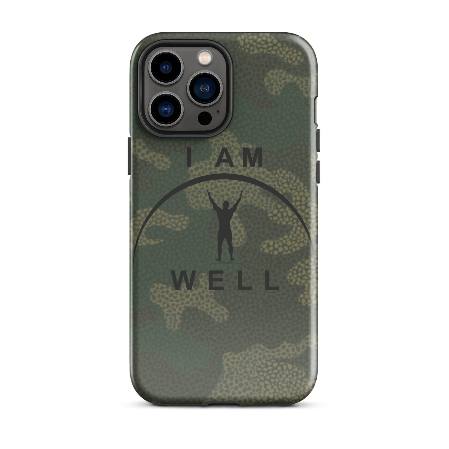 I AM WELL Tough Case for iPhone®  Men's Camo w/ Black Logo