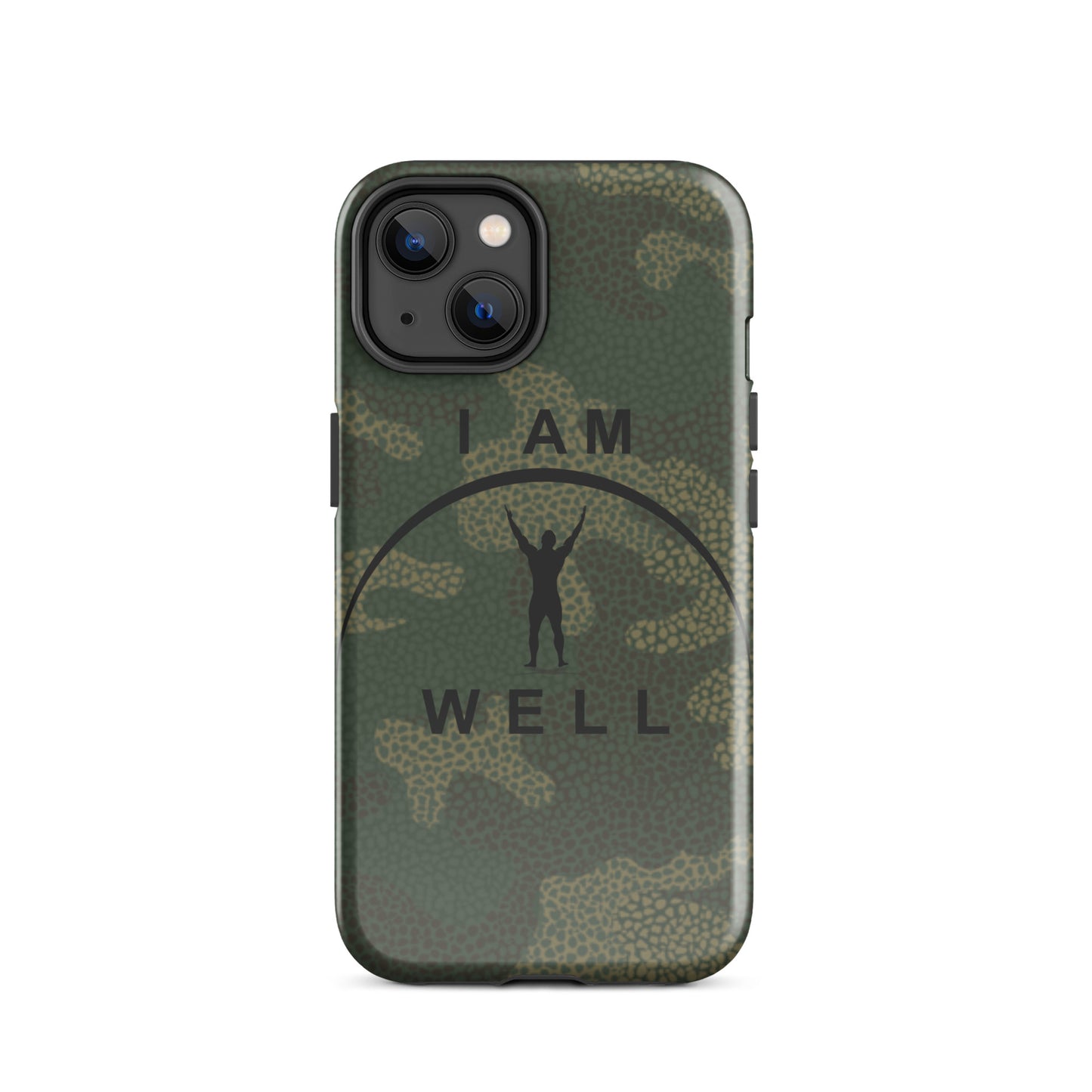 I AM WELL Tough Case for iPhone®  Men's Camo w/ Black Logo