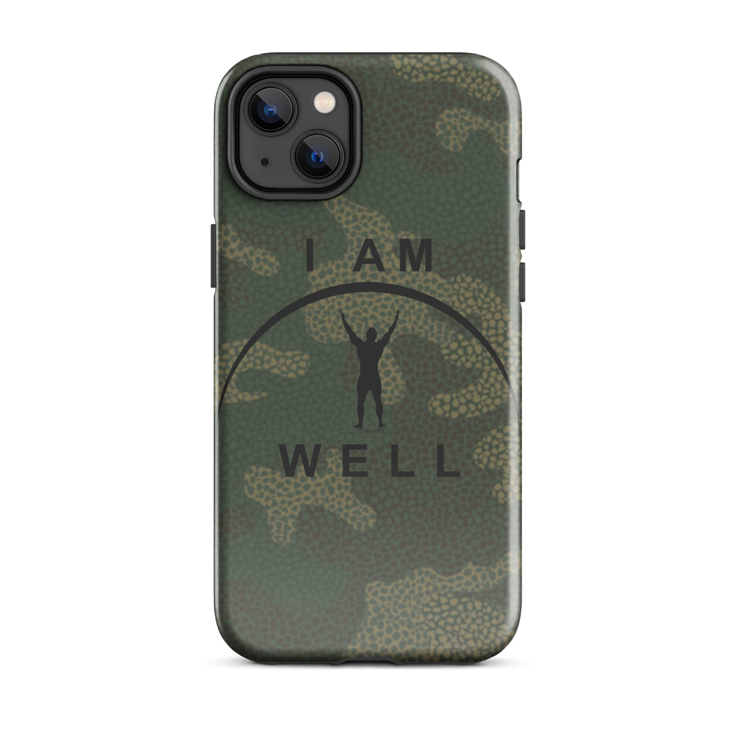 I AM WELL Tough Case for iPhone®  Men's Camo w/ Black Logo