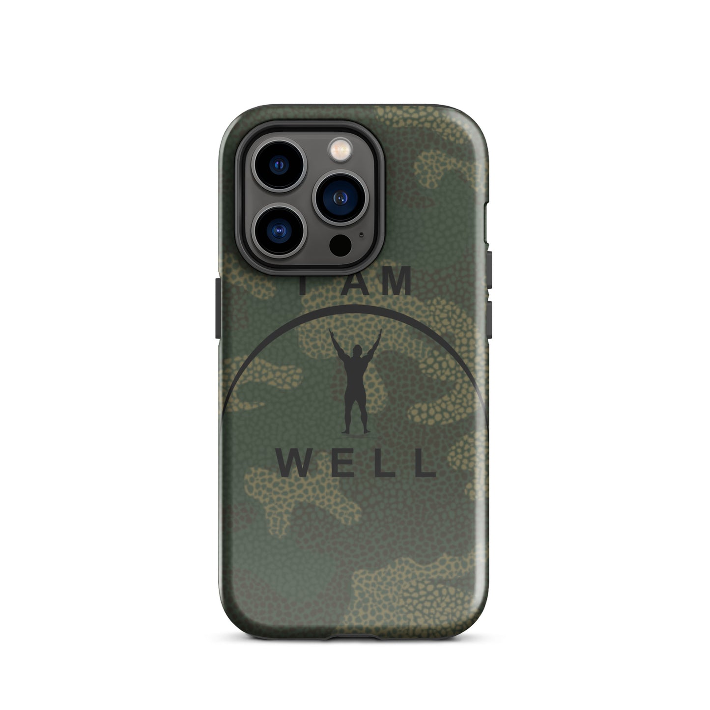 I AM WELL Tough Case for iPhone®  Men's Camo w/ Black Logo