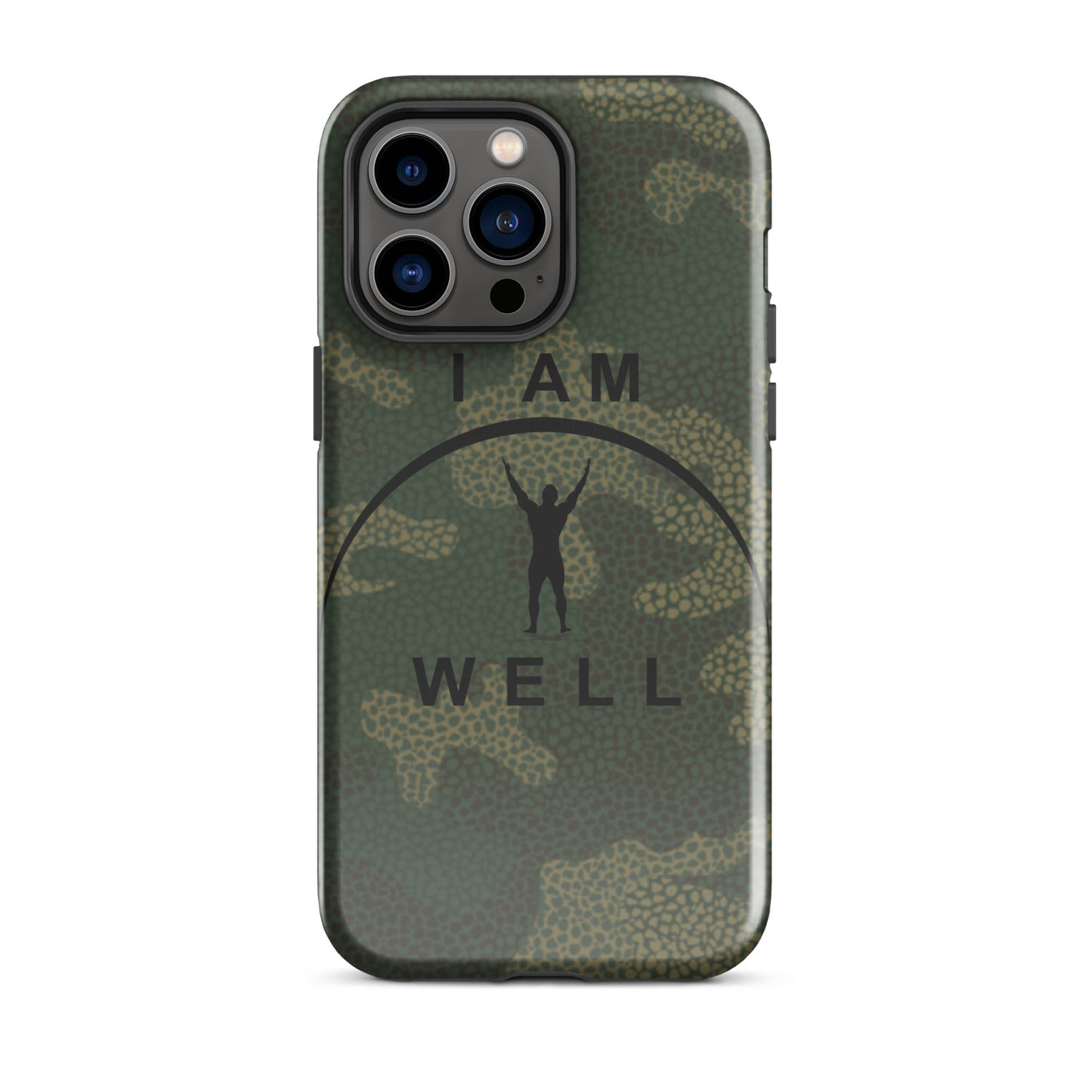 I AM WELL Tough Case for iPhone®  Men's Camo w/ Black Logo