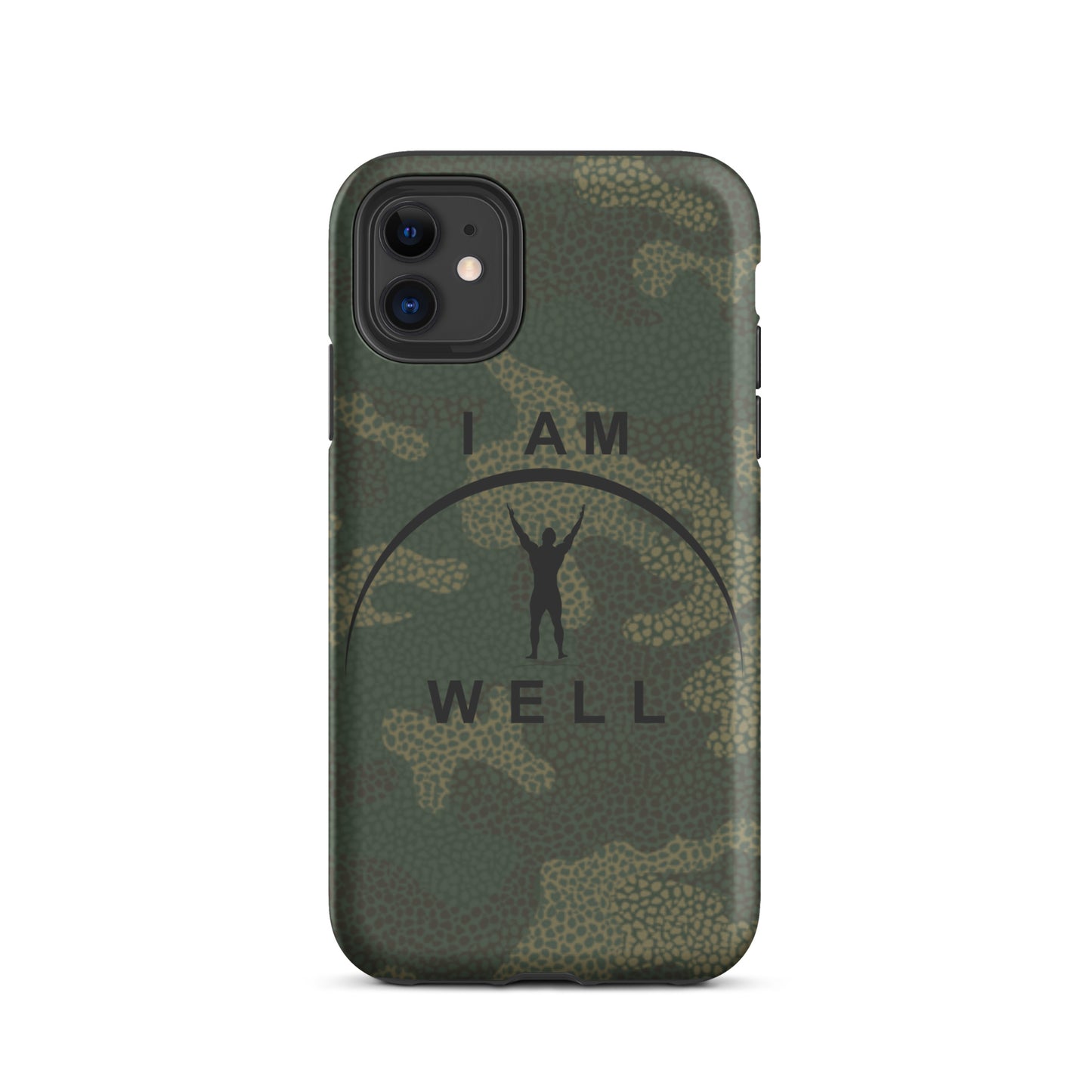 I AM WELL Tough Case for iPhone®  Men's Camo w/ Black Logo