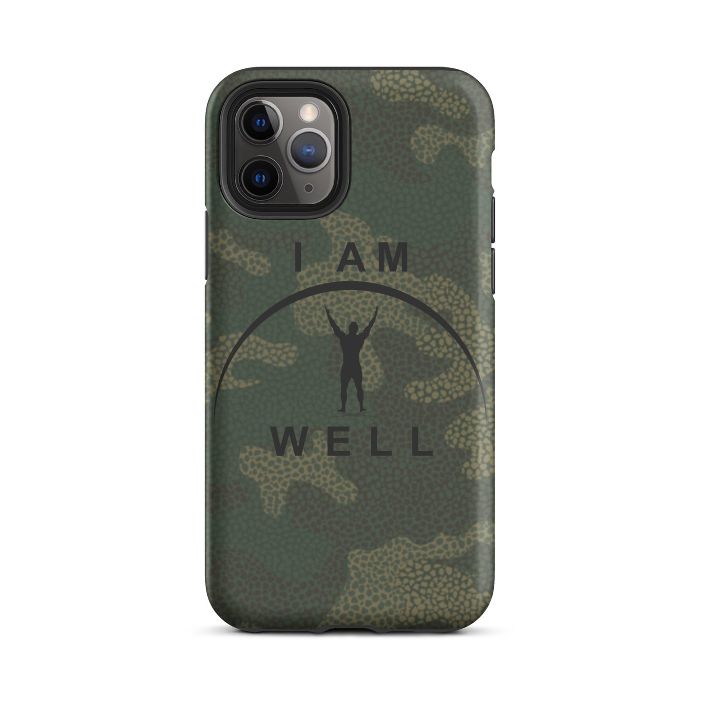 I AM WELL Tough Case for iPhone®  Men's Camo w/ Black Logo