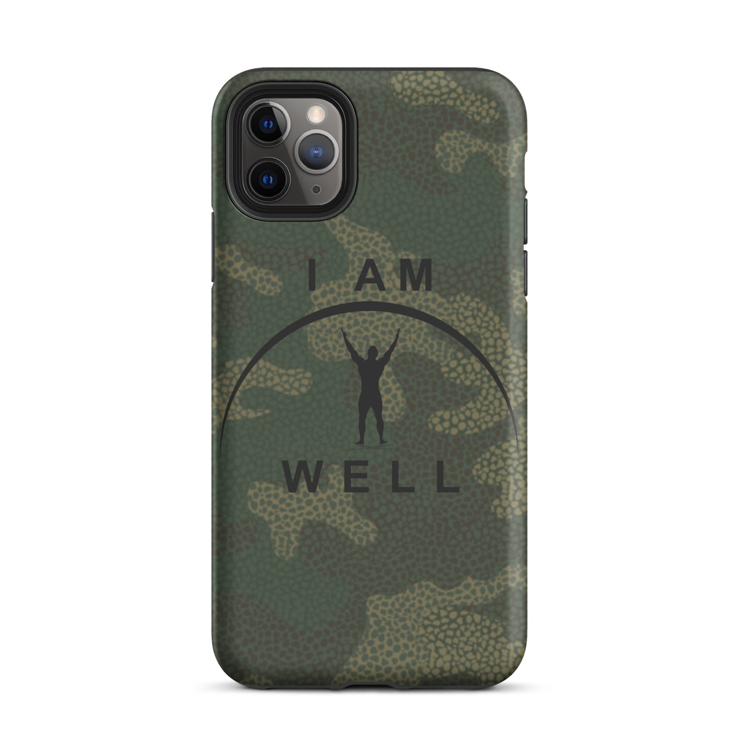 I AM WELL Tough Case for iPhone®  Men's Camo w/ Black Logo