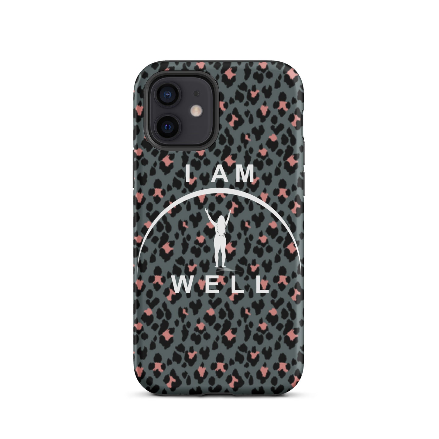 I AM WELL Tough Case for iPhone® Women's Cheetah w/ White Logo