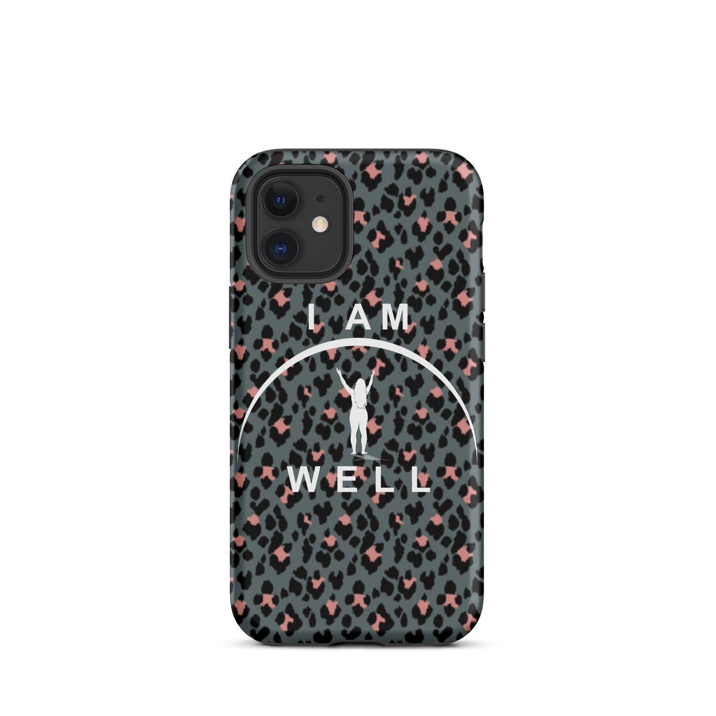 I AM WELL Tough Case for iPhone® Women's Cheetah w/ White Logo