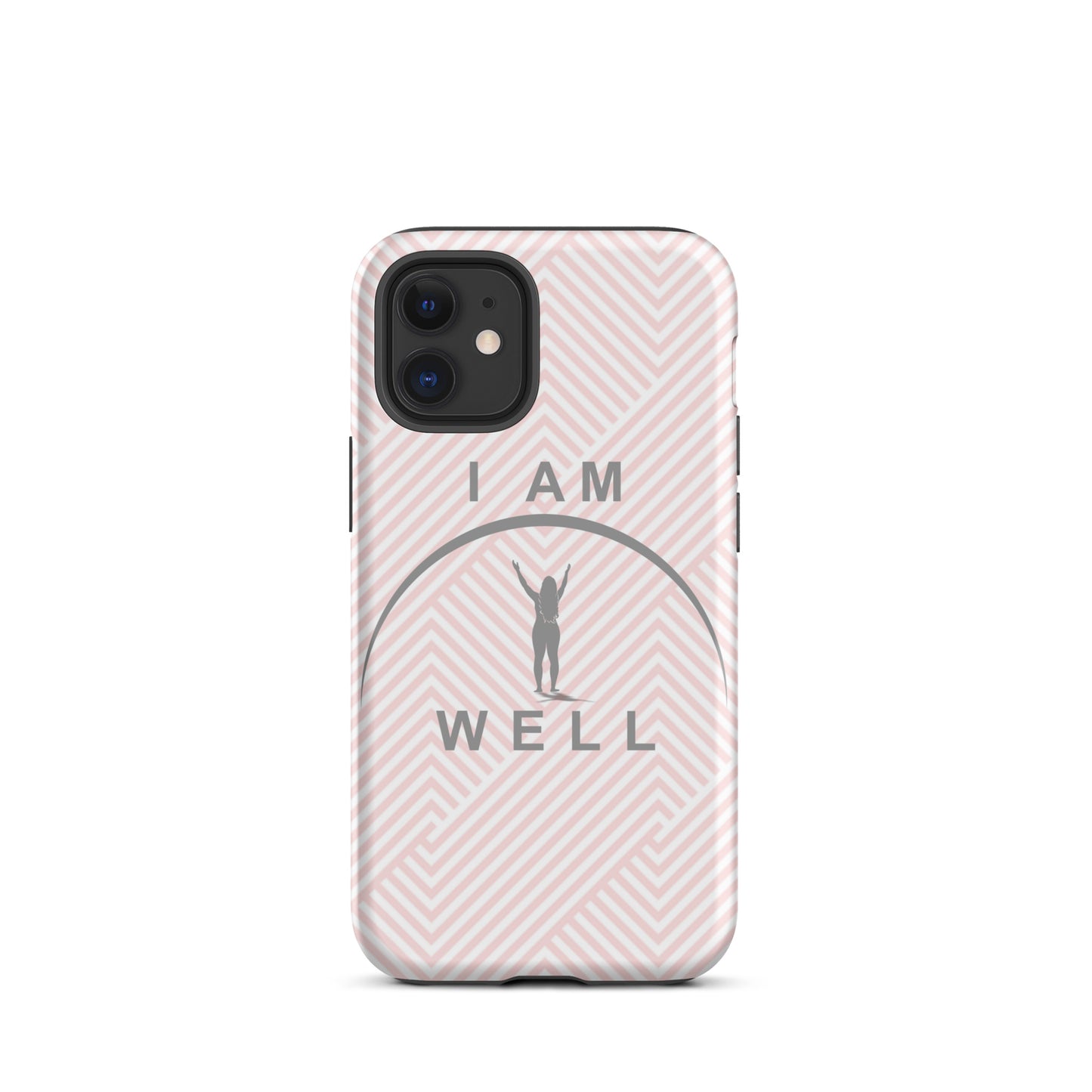 I AM WELL Tough Case for iPhone® Women's Pink w/ Grey Logo